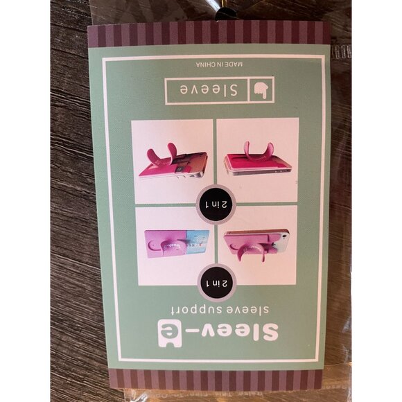 Silicon card holder sleeve stand universal black 3M adhesive - Picture 5 of 6